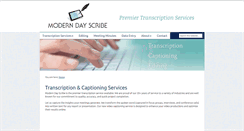Desktop Screenshot of moderndayscribe.com