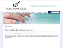 Tablet Screenshot of moderndayscribe.com